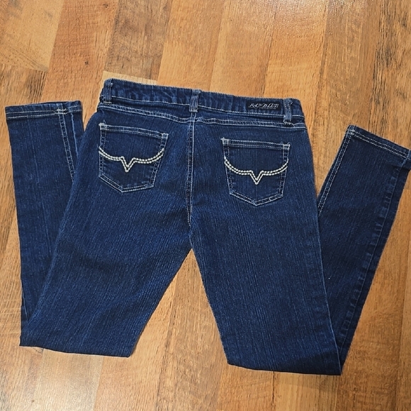 Raw Blue Skinny Jeans 7/8 - Picture 3 of 3